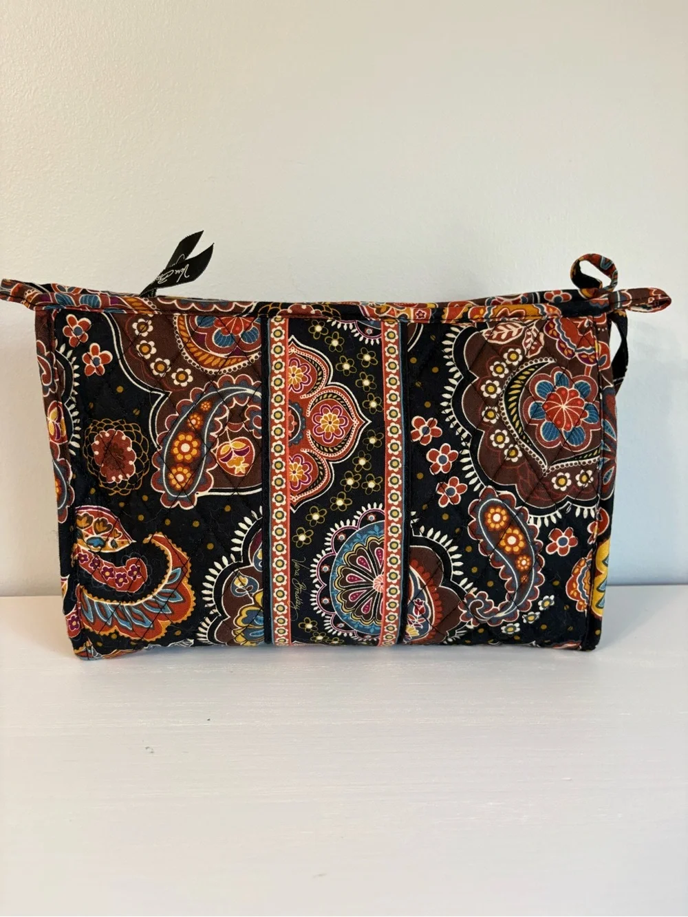 Vera Bradley Kensington Quilted Bag Bundle Vintage Boho Y2K Tote Cosmetic Pouch